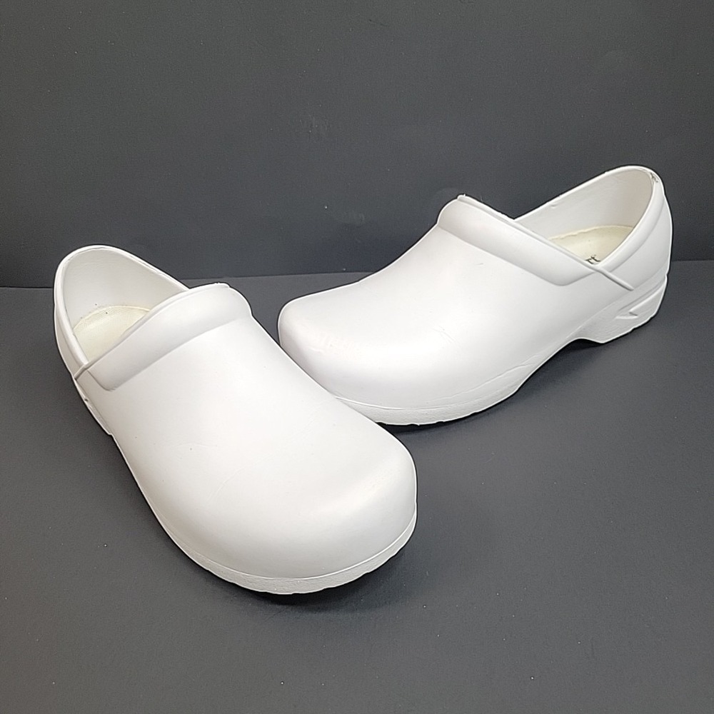 Allheart Women's Antimicrobial Footbed‎ Slip Resistant Sze 6 Shoes White